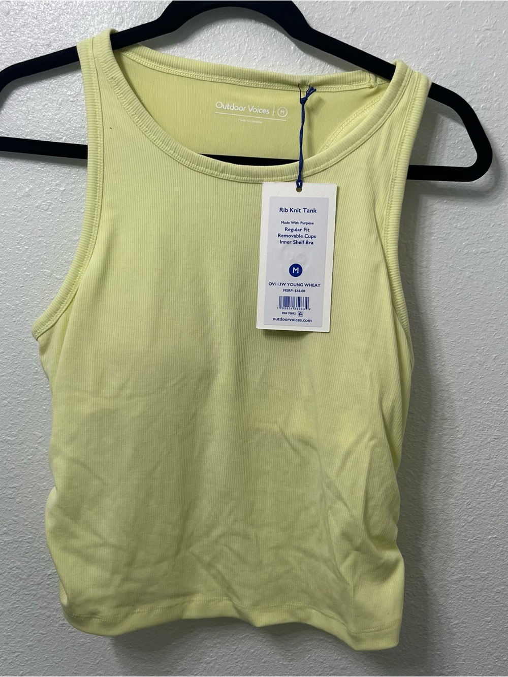 Outdoor Voices Rib Knit Tank Top